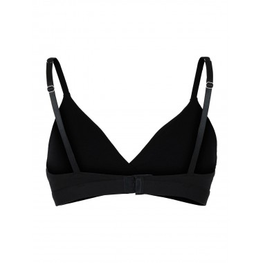 Cross bra with removable cups black and grey melange 858 Flamenco - Inflore