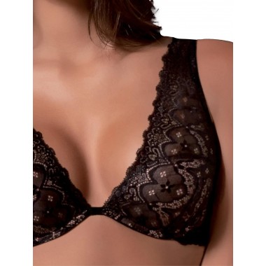 Soutien-gorge soutien-gorge tasse b couleur blanc et noir Michelle - Love and Bra