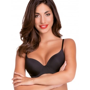 Reggiseno balconcino coppa b colori bianco e nero Greta - Love and Bra