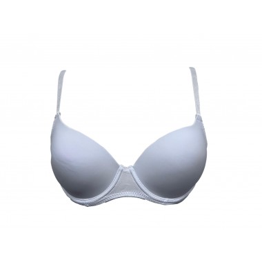 Bra balconcino cup b color white and black Greta - Love and Bra