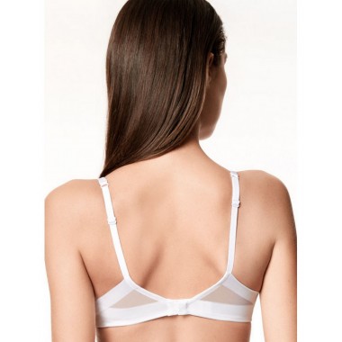 Triangle de soutien-gorge féminin sans ferret couleur noir et nu triangle extra - Lormar