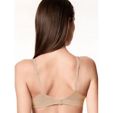 Triangle de soutien-gorge féminin sans ferret couleur noir et nu triangle extra - Lormar