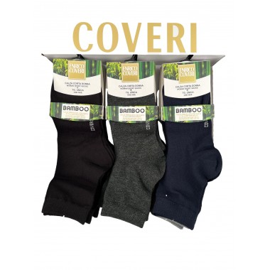 Pack 12 paires Chaussettes femme courte taille unique Bamboo - Enrico Coveri