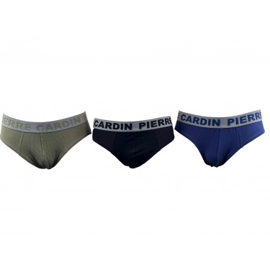 Multipack 3 Herren Baumwollslips PCM E3 Relief - Pierre Cardin