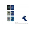 Pack de 6 paires de chaussettes courtes chaudes en coton pour enfant Lancelot - Enrico Coveri