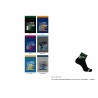 Pack de 6 paires de chaussettes courtes chaudes en coton pour enfant Lancelot - Enrico Coveri