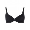 Bra with firm cup b organic cotton organic cotton color white and black with star 1428B - Yes you are