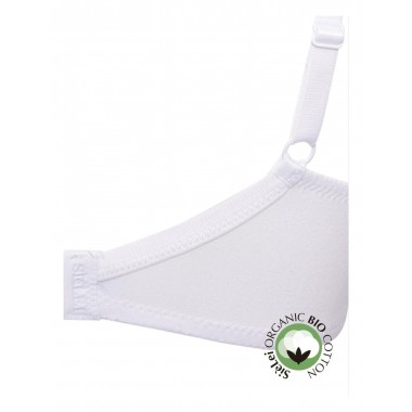 Bra push up tazas graduadas con color de algodón orgánico rígido negro y blanco con estrella 1444 - Sí que eres