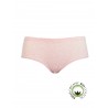 Brazilian women's panty in organic cotton organic cotton colors pink black and white 1441 - Yes you are