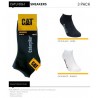 Multipack 3 calze Sneaker in cotone colori bianco e nero CATU0061 - Cat