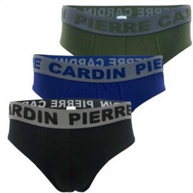 Pack 3 Männer Baumwolle Farben Schwarz und Grün PCM E156 - Pierre Cardin