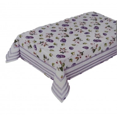 Tablecloth x 12 in fantasy cotton140x240 ME1326 LENA - DAYLIGHT