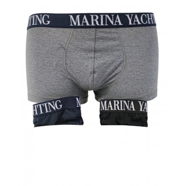 Pack 6 Boxer Men's Cotton Fantasy Color Assorted MY734E - Marina Yachting