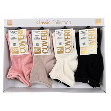 Packaging 12 pairs Women's Court Socks - ENRICO COVERI