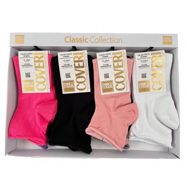 Packaging 12 pairs Women's Court Socks - ENRICO COVERI