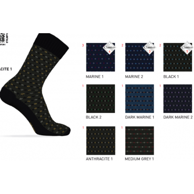 Pack 12 Paare Lange Socken Man SUMMER LINE - ENRICO COVERI