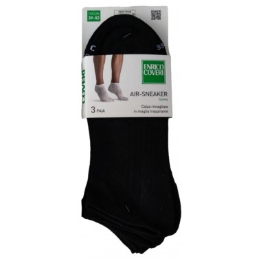 Multipack 3 calcetines hombres de zapatilla M_TRASPIRANTE SET 3 PZ - ENRICO COVERI