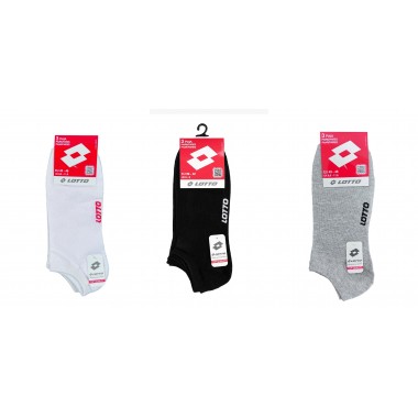 Multipack 3 calcetines hombres de zapatilla N_TONI SET 3 PZ - LOTTO