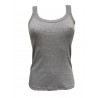 CLOE - EXES 2/1 Ribbed Cotton Narrow Shoulder Tank Top