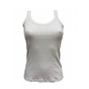 CLOE - EXES 2/1 Ribbed Cotton Narrow Shoulder Tank Top