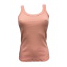 CLOE - EXES 2/1 Ribbed Cotton Narrow Shoulder Tank Top