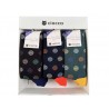 Pack de 12 pares de calcetines largos para hombre en cálido algodón, talla única, colores surtidos art.212 - CIOCCA