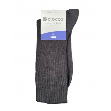 Pack de 6 paires de chaussettes longues côtelées en laine homme 888 - CIOCCA