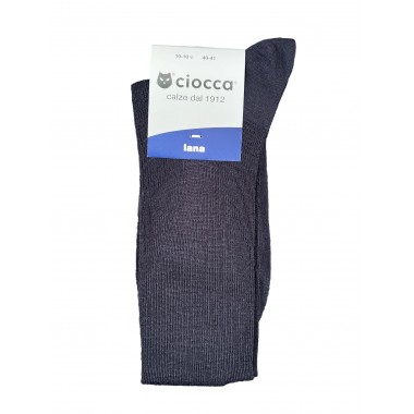 Pack de 6 pares de calcetines largos de hombre de lana canalé 888 - CIOCCA