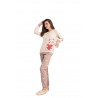 Pyjamas pour femmes Serafino Punto Milano 24D25004 - KISSIMO