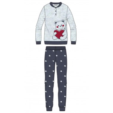 Pyjamas pour femmes Serafino Punto Milano 24D25004 - KISSIMO