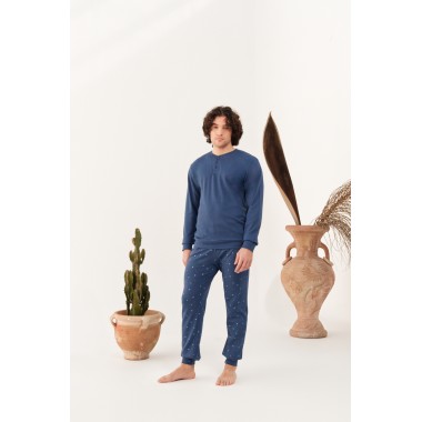 Herren Pyjamas aus Baumwolle 24U00004 -Ja- KISSIMO