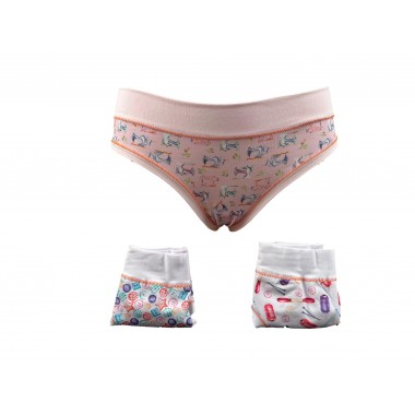 confezione 6 boxerini donna cotone colori assortiti 6266D - LOVELYGIRL