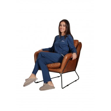 Frauen pajamas Serafino Interlock 23D20002 -Ja- KISSIMO