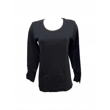 Maglia Donna M/L Cotone Felpato BF19 - ANTONELLA