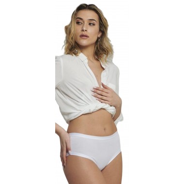 Pack 6 Mujeres Cotton High Waist Slips KS500 - KISSIMO