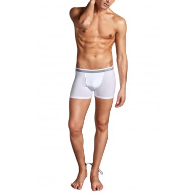 3 Boxer Men's Elastic Cotton Outer Color White and Black PCU 404 - Pierre Cardin