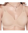 Reggiseno coppa c senza ferretto colori nero bianco e skin Stile - Sollievo